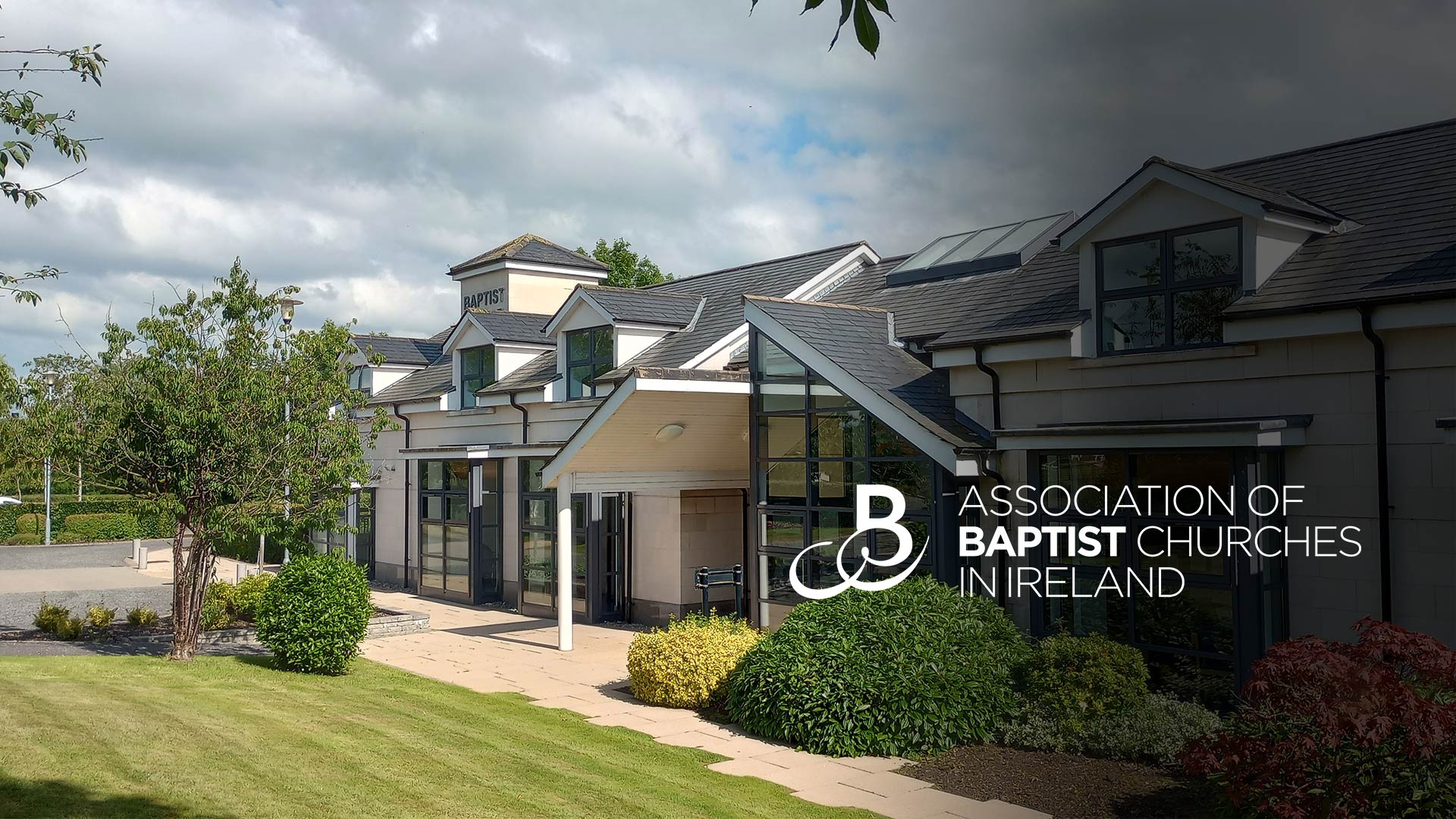 Association of Baptist Churches in Ireland - Baptist Centre Lawn Banner